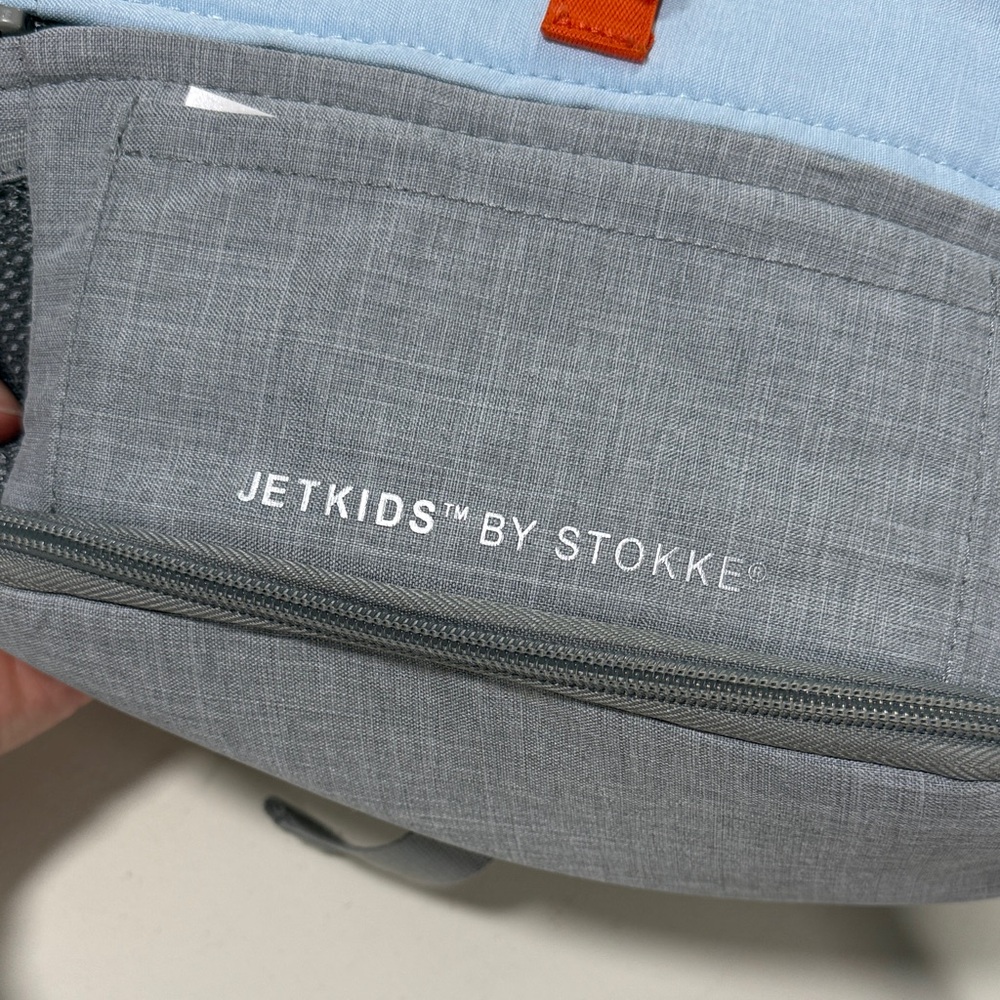 Jetkids by Stokke Crew Backpack Light Blue & Gray Travel Backpack - Picture 10 of 16